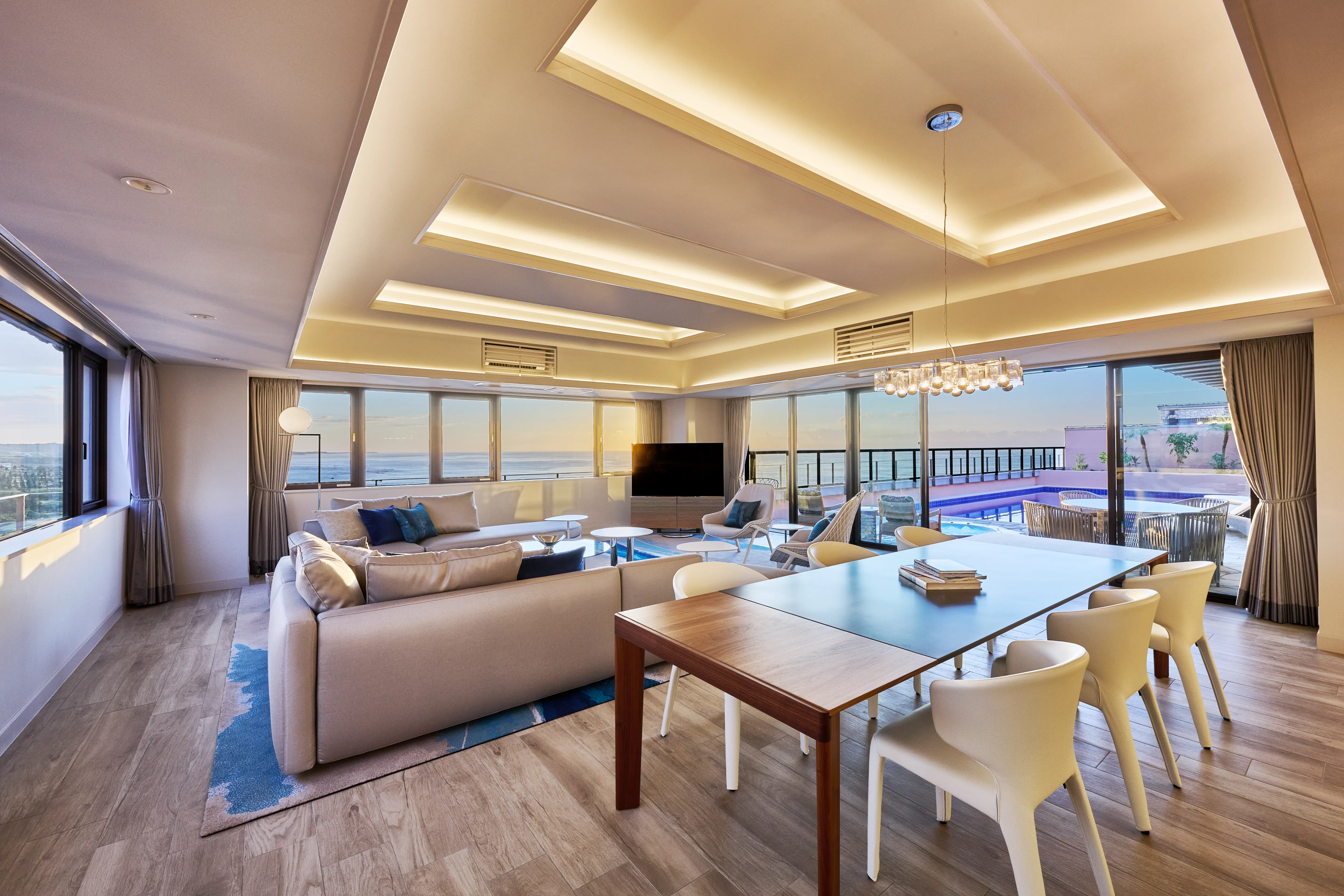 リゾートのシーン1