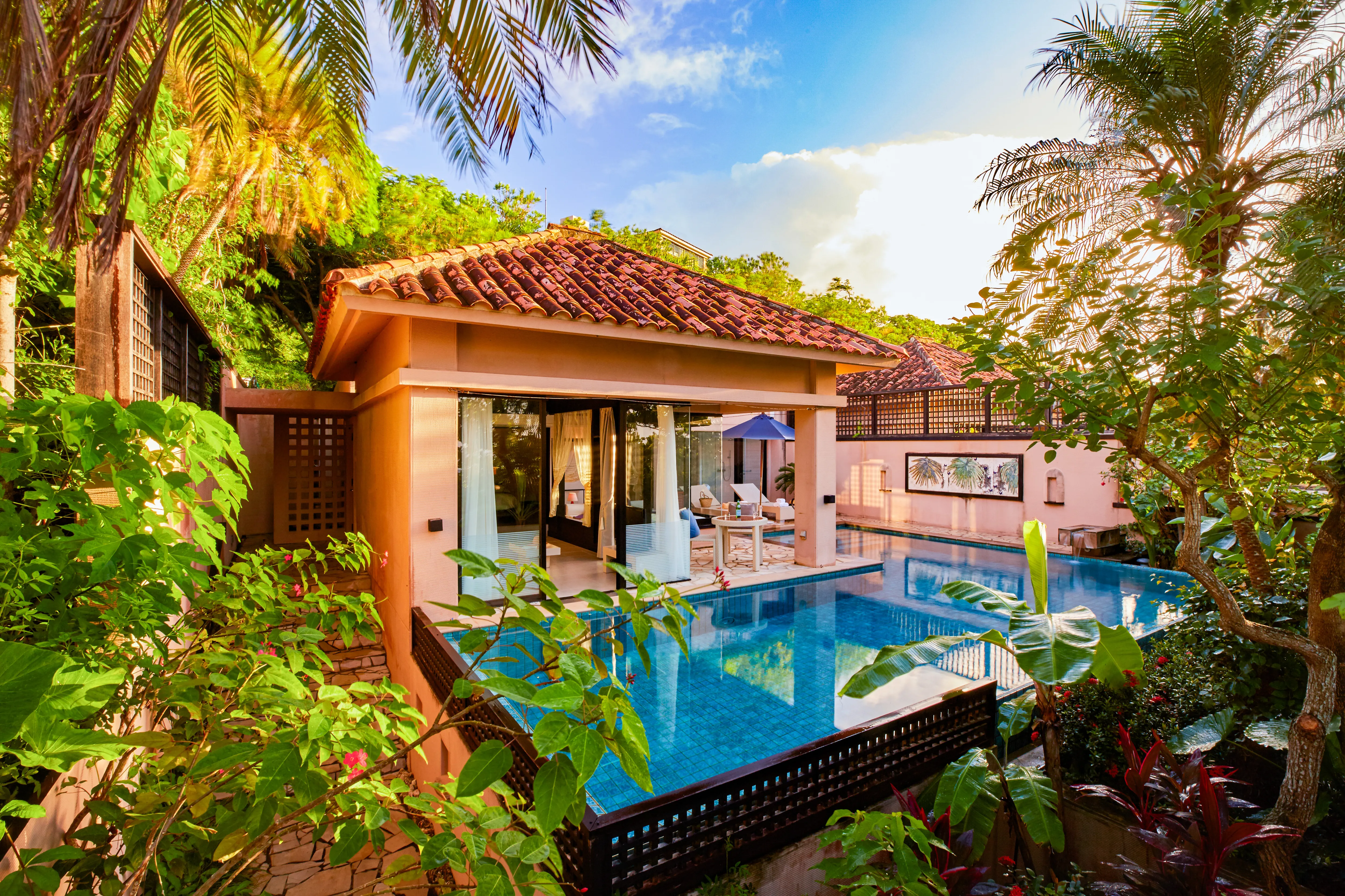 リゾートのシーン1